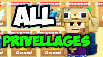 Buying ALL PRIVILEGES  In Blockman Go! ✨️(Skyblock)☁️ -EXPENSIVE!