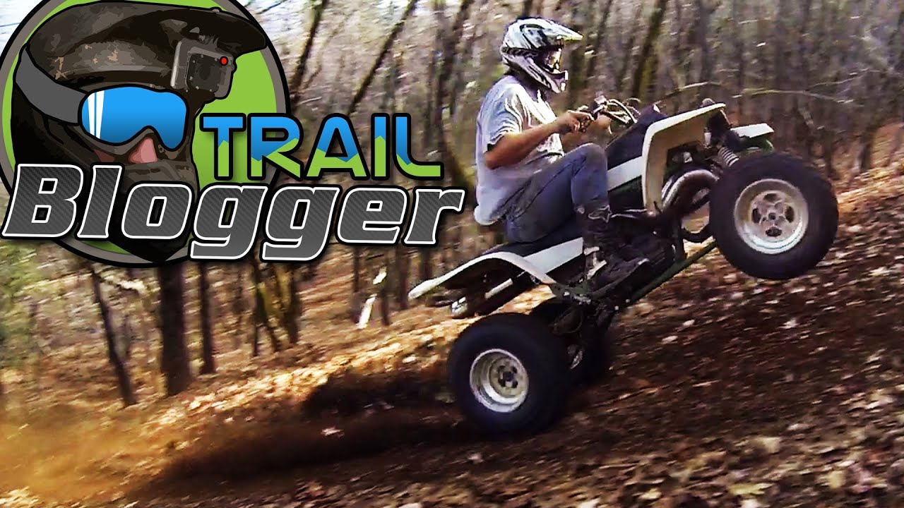TrailBlogger ATV hill climbs Yamaha Banshee four wheeler riding Climbing The Ninja GoPro Hero