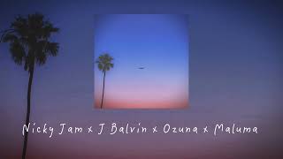 X remix Nicky Jam X J Balvin X Ozuna X Maluma 