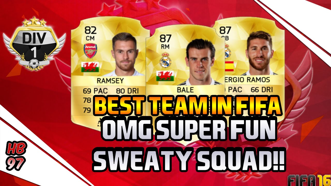 OMG BEST TEAM IN FIFA SUPER FUN SWEATY SQUADBUILDER - FIFA 16 Ultimate Team