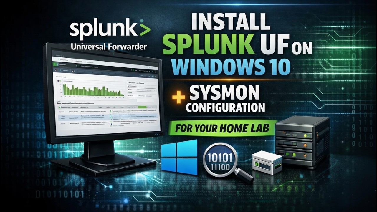 Install & Configure Splunk Universal Forwarder on Windows 10 with ...