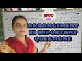 Arrangement reasoning reasoning bhaukali online classes