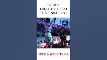 Triathletes Using TriDot Training App At The Finish Line! #shorts