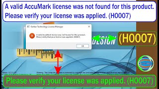 #License was not found for this product (H0007)#Software opening problems License not found (H0007)