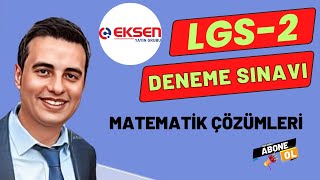 Eksen Yayinlari D Seri̇si̇ Türki̇ye Geneli̇ Lgs-2 Deneme Sinavi Matemati̇k Çözümleri̇ Tek Part1-20