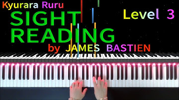 【 SIGHT READING 】Level 3　#38　by JAMES BASTIEN　/　バスティンピアノライブラリー 初見の練習 レベル3　#38