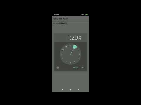 capacitor datetime picker