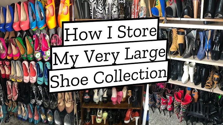 How I store my VERY LARGE Shoe Collection!!! Shoe Storage Ideas!!!