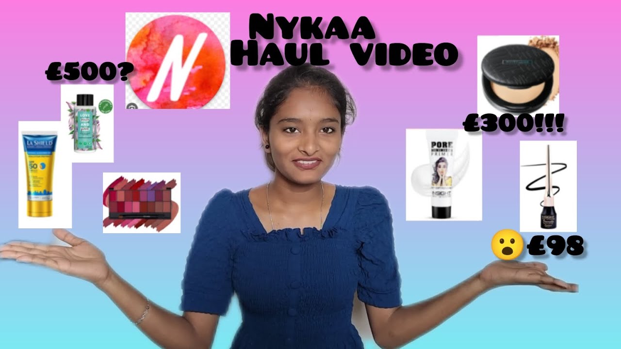 Nykaa Shipping Haul.. haulvideo YouTube