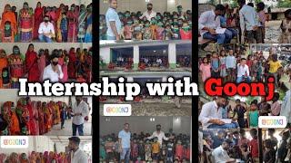 Internship Experience with Team Goonj | Alam Nagar, Madhepura | Satya Dev Prakash