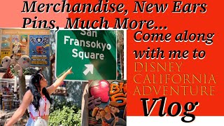 Disney California Adventure Vlog 2024| NEW Merchandise |Pins| Starbucks| Much more..
