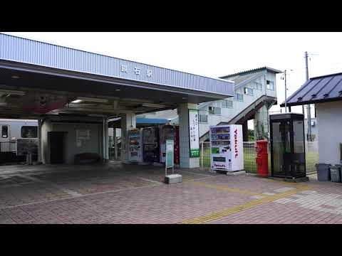 丸型ポスト＠鏡石駅　電チラ　東北本線　福島県