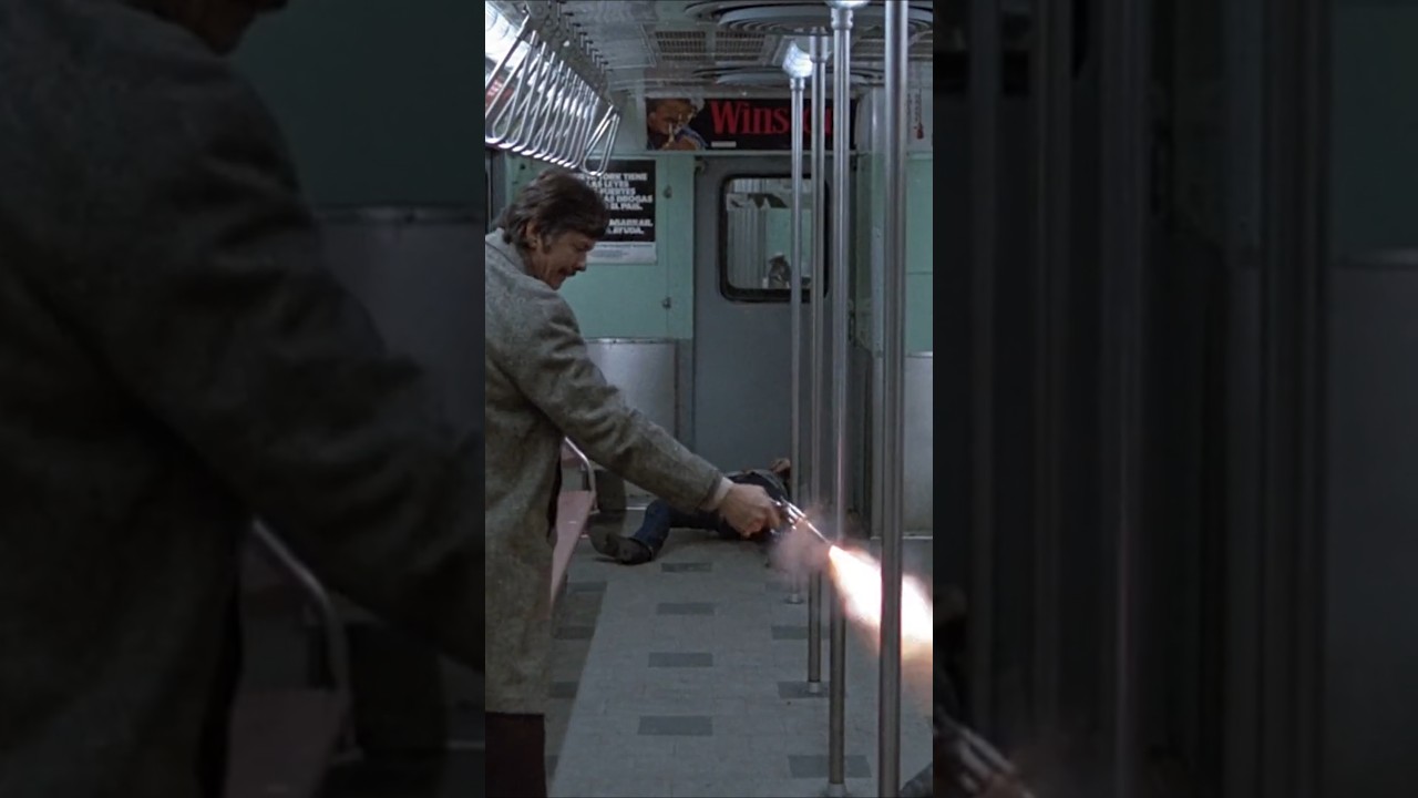 Charles Bronson takes down a mugger! #charlesbronson #paulkersey #deathwish #vigilantefilm #newyork