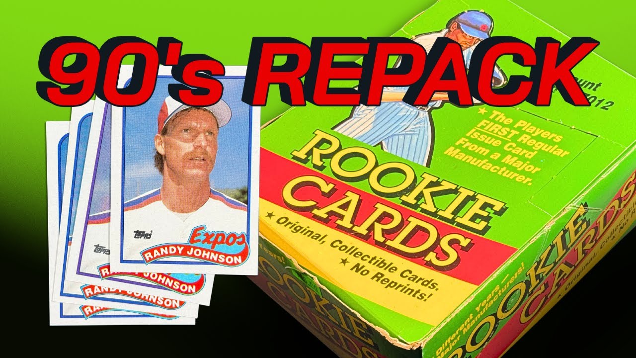 Набор карточек новичков 1990-х годов, переупакованный из коробки, с находками игроков Зала славы.