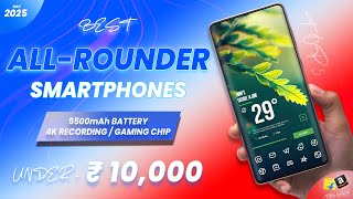 Top 5 Best 5G Phones Under 10000 in May 2025 | 4k Recording | All Rounder Phones Under 10k