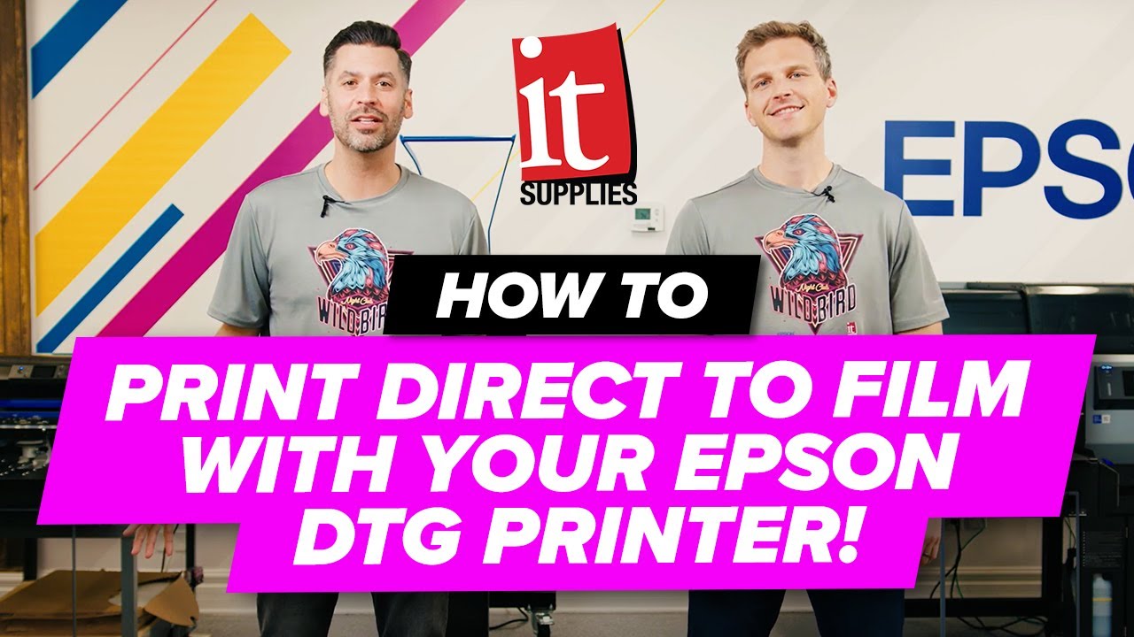 How to print direct-to-film (DTF) transfers with a DTG printer 