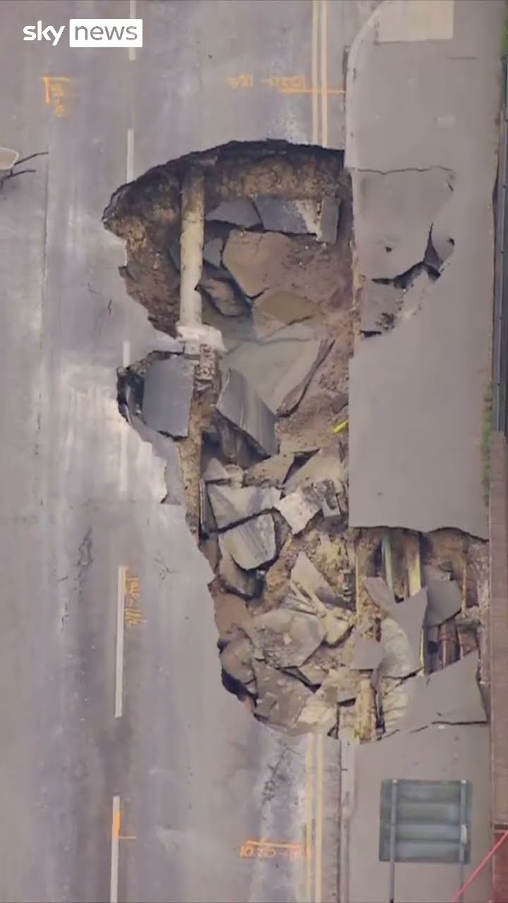Second large sinkhole appears in Surrey