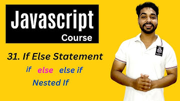If Else Statement In Javascript | Javascript Tutorial In Hindi #31