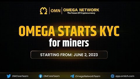 OMEGA KYC HAS BEGAN, CHECK THIS VIDEO FOR STEPS TO TAKE TO GET KYC