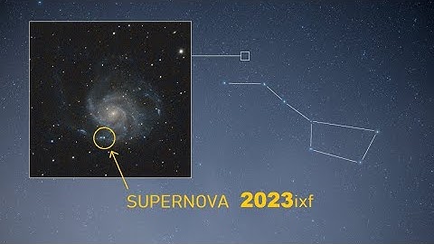 New SUPERNOVA 2023ixf in M101 (Pinwheel Galaxy) near The Big Dipper!