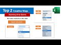 Don't Create Simple Drop Down List | Excel drop down list tutorial | Create a Drop Down List 2025