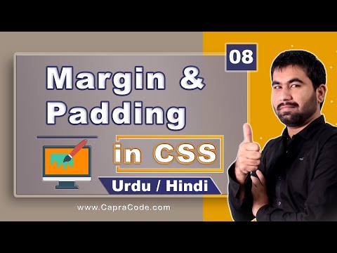 08 Margin and Padding in CSS  - Complete Course in Urdu Hindi