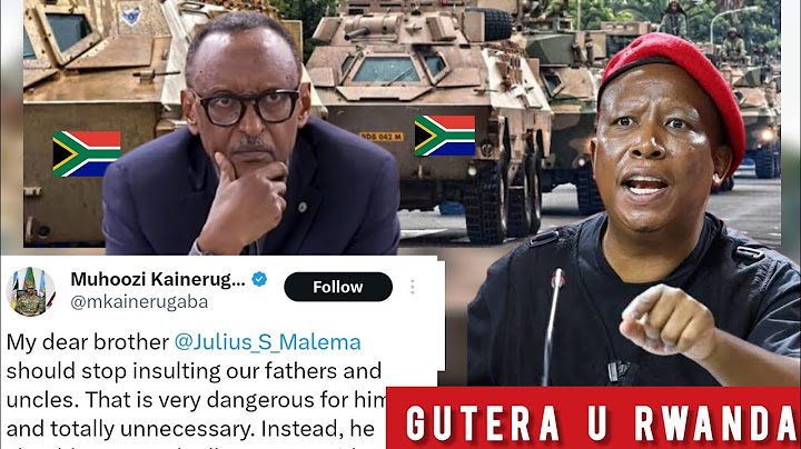 South Africa: Arasaba ko batera u Rwanda .Kagame agomba kubibazwa Julius Malema