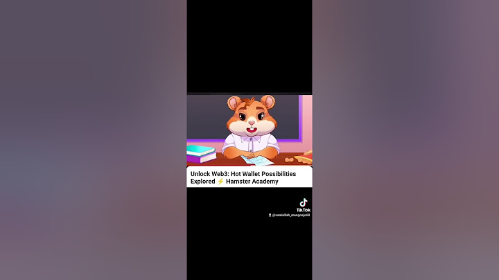 Unlock web 3:Hot wallet possibilities explored. Hamster🐹 Academy