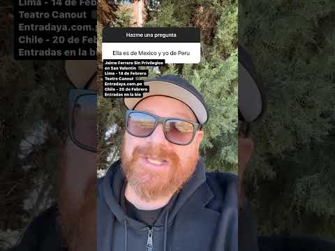 Ella es de Mexico y yo de Perú
