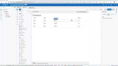 Calculated Fields in Tables with EL and with Page Functions