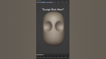 Can you impersonate Rick? #rickandmorty #ricksanchez #3dsculpting #blendercommunity