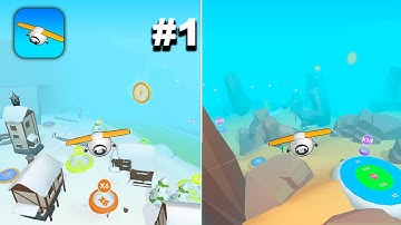 Sky Glider 3D - New Release - Hyper Hybrid Casual - Gameplay Walkthrough (iOS & Android)