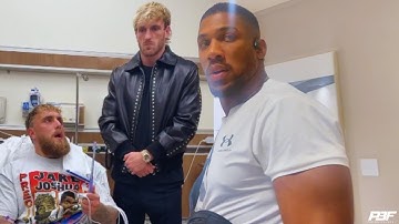 ANTHONY JOSHUA DAY AFTER KNOCKING OUT JAKE PAUL REVEALS HE SENT HIM A MESSAGE AFTER BREAKING HIS JAW