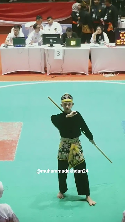 Juara 1 International  Indonesia Student Pencak Silat Open Championships, Seni Tunggal Baku IPSI