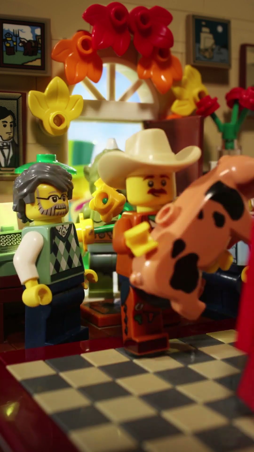No one throws a holiday gathering like these LEGO minifigures! ?? #shorts