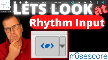 Note input! Musescore tutorial for beginners Rhythm Input
