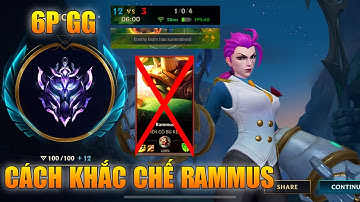 LMHT TỐC CHIẾN | CÁCH KHẮC CHẾ RAMMUS TỐC CHIẾN KHIẾN ĐỘI BẠN 6P ĐÃ GG | BEN TỐC CHIẾN