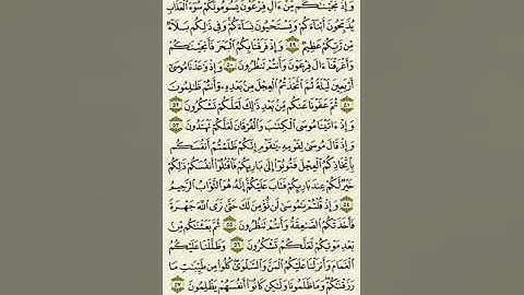 سورة البقرة من الآية ٤٩ إلى الآية ٥٧ بصوت القارئ ماهر المعيقلي