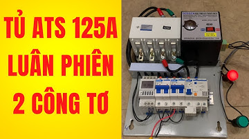 Tủ ATS 125A đảo 2 công tơ công xuất lớn an toàn tuổi thọ cao - DITICO