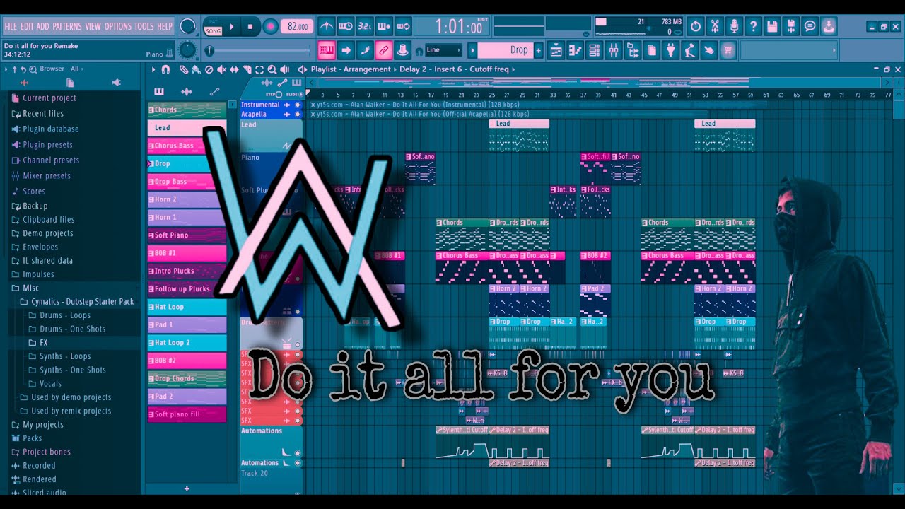 Alan Walker - Do it all for you - FL Studio Remake - Free FLP [FLP in Description]