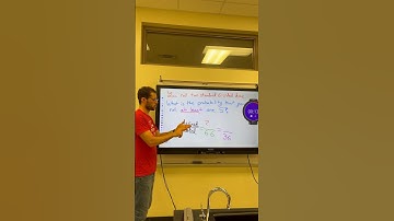 You roll two dice. What’s the probability you roll at least one 5? #math #mathcounts #probability