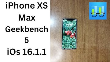 iPhone XS Max Geekbench 5 score on iOS 16.1.1 - iphone XS max 2022 performance benchmark test
