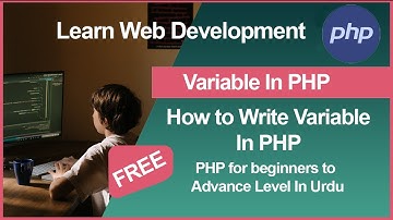 variable in php tutorial in (urdu/hindi)