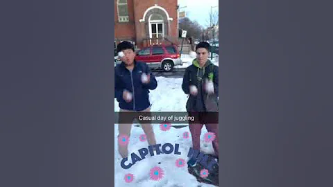 Juggling Snow