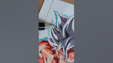 Drawing Goku Mastered Ultra Instinct😱!! The Most Overpowered Form In Dragon Ball?🤔