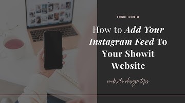 Adding Social Icons & Your Instagram Feed To Your Showit Website