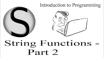 6.9 String Functions - Part 2