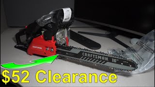 $52 CLEARANCE Craftsman 16" Chainsaw