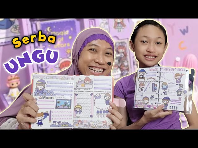 Wow Sticker dan Dekorasi Jurnal Lucu Serba Warna Ungu ♥ Aqilla's Diary class=