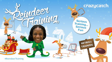 Crazy Catch netball training with Sasha Corbin #ReindeerTraining episode two